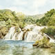 Krka Falls - Art by Woking Artist David Drury