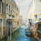 Venetian Canal Watercolour Painting