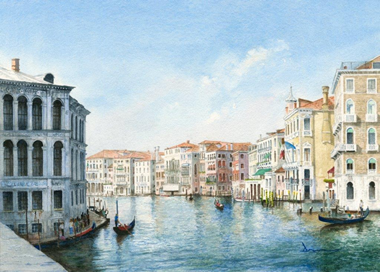 Grand Canal Venice Italy - Prints Of Painting Drury Art Gallery